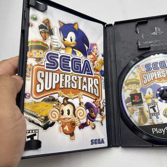 Sega Superstars (Sony PlayStation 2, 2004) Video Game Complete CIB EX - Picture 9 of 9